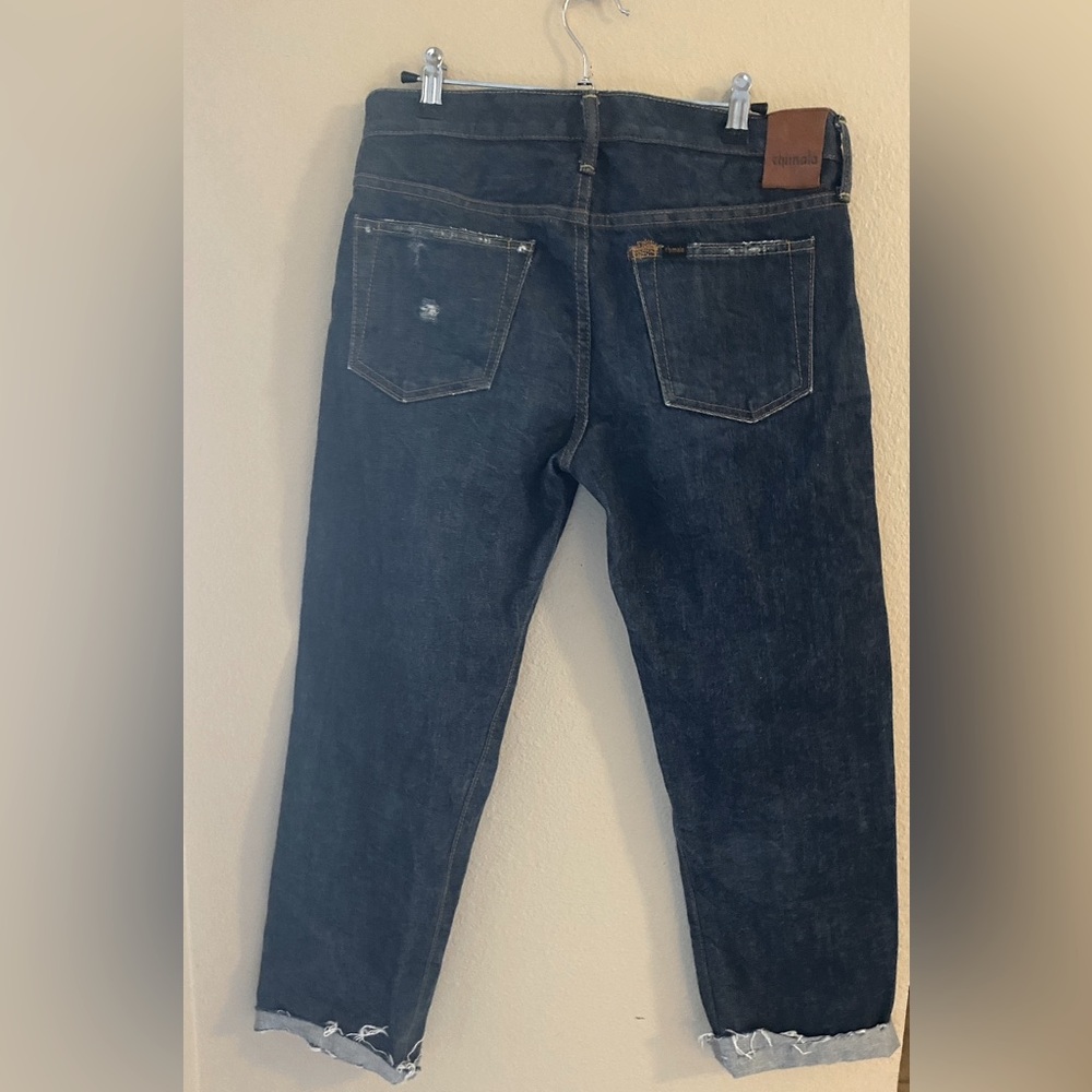 Chimala Distressed Selvedge Jeans Size 27